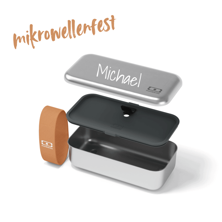 Monbento Sense Edelstahl Lunchbox, 700ml | mikrowellengeeignet