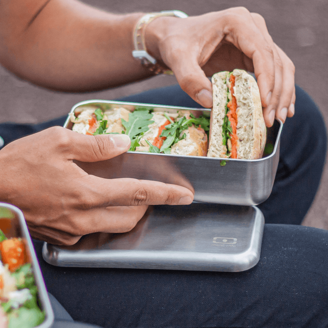 Monbento Sense Edelstahl Lunchbox, 700ml | mikrowellengeeignet