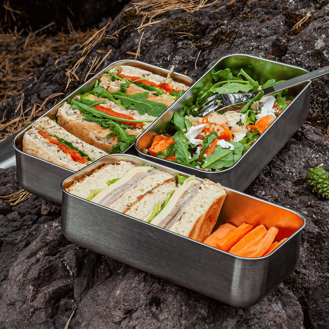 Monbento Sense Edelstahl Lunchbox, 700ml | mikrowellengeeignet