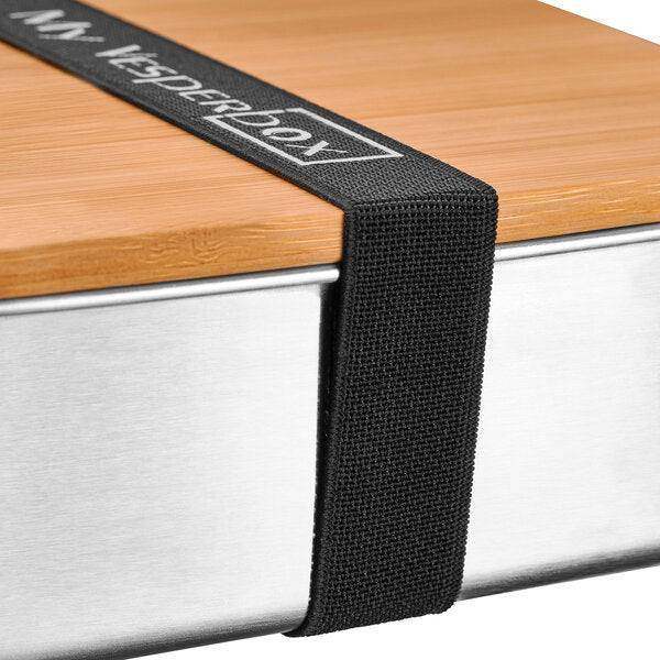My Vesperbox Fima - Edelstahl Lunchbox mit Bambusdeckel