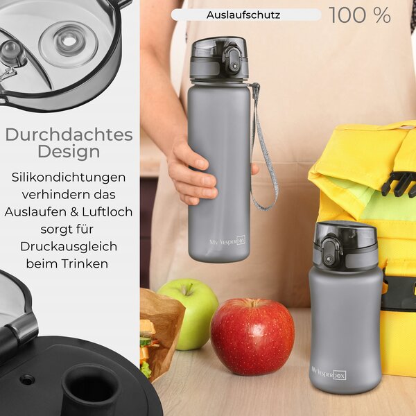 My Vesperbox Set: Brotdose Bia & Trinkflasche Minny 500ml