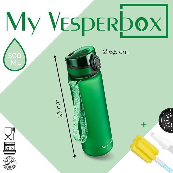 My Vesperbox Set: Brotdose Bia & Trinkflasche Minny 500ml