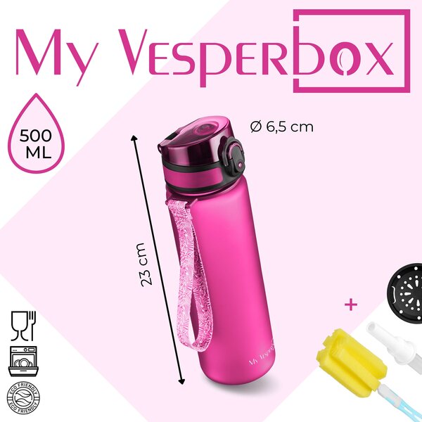 My Vesperbox Set: Brotdose Bia & Trinkflasche Minny 500ml