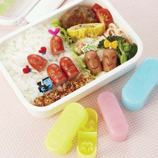 Würstchen-Stempel-Set mit Food Picks