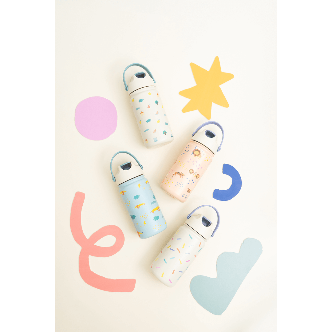 The Cotton Cloud Set: Brotdose und Trinkflasche aus Edelstahl