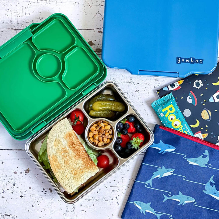 Yumbox Prêt | Edelstahl Brotdose mit 4 Fächern