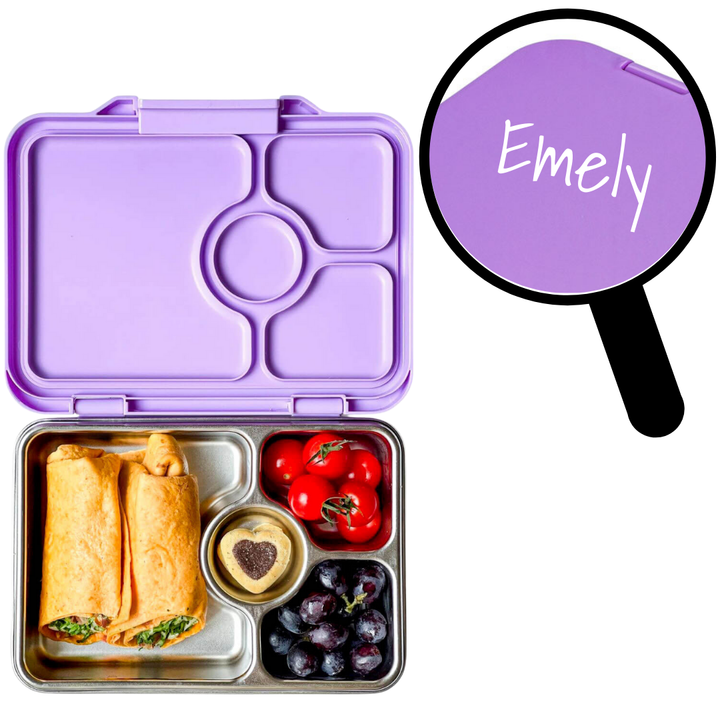 Yumbox Prêt | Edelstahl Brotdose mit 4 Fächern