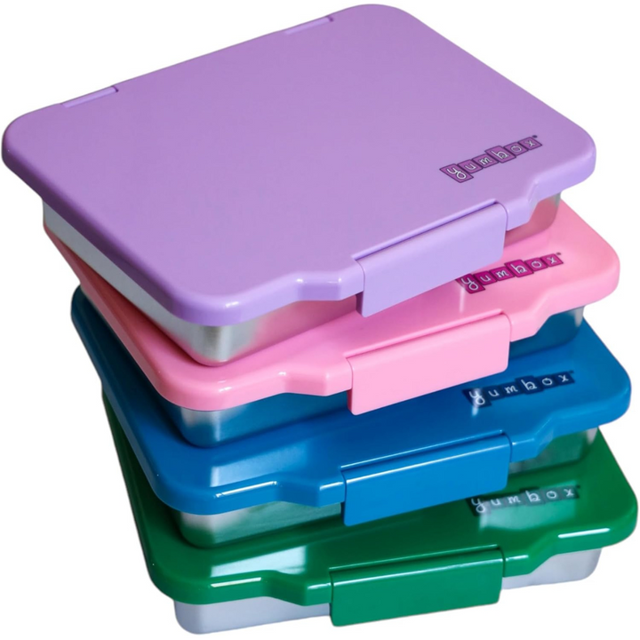 Yumbox Prêt | Edelstahl Brotdose mit 4 Fächern