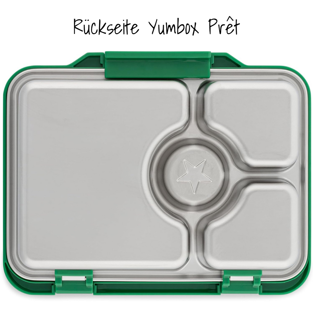 Yumbox Prêt | Edelstahl Brotdose mit 4 Fächern