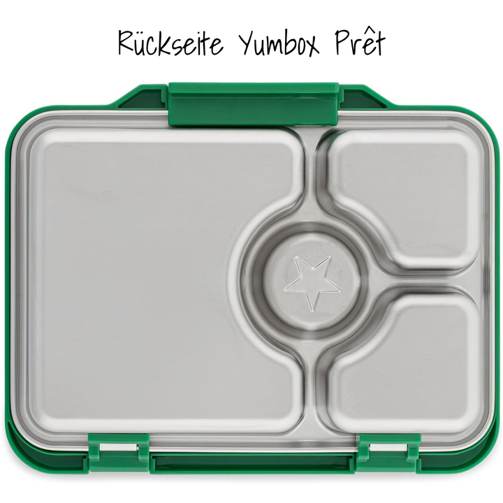 Yumbox Prêt | Edelstahl Brotdose mit 4 Fächern