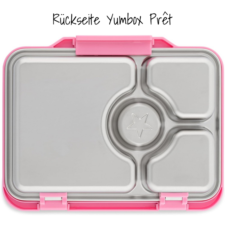 Yumbox Prêt | Edelstahl Brotdose mit 4 Fächern