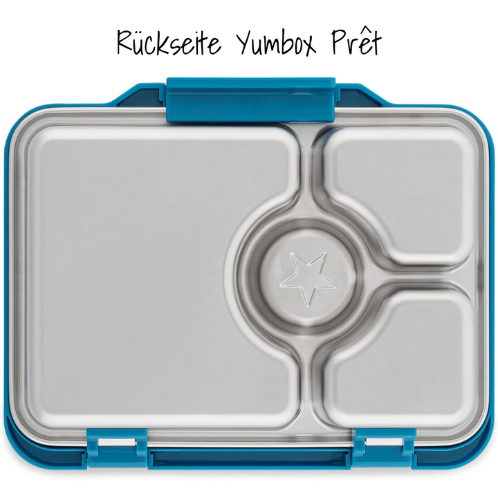 Yumbox Prêt | Edelstahl Brotdose mit 4 Fächern