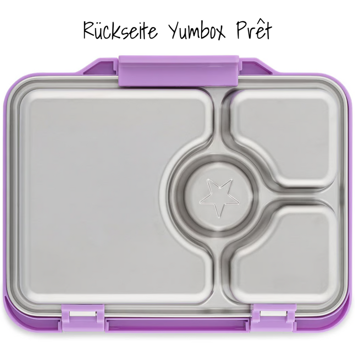 Yumbox Prêt | Edelstahl Brotdose mit 4 Fächern