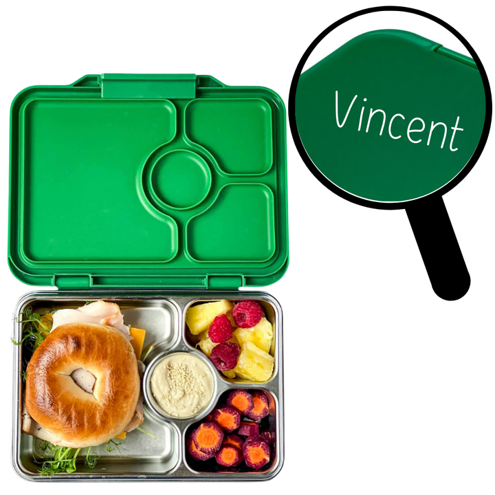 Yumbox Prêt | Edelstahl Brotdose mit 4 Fächern