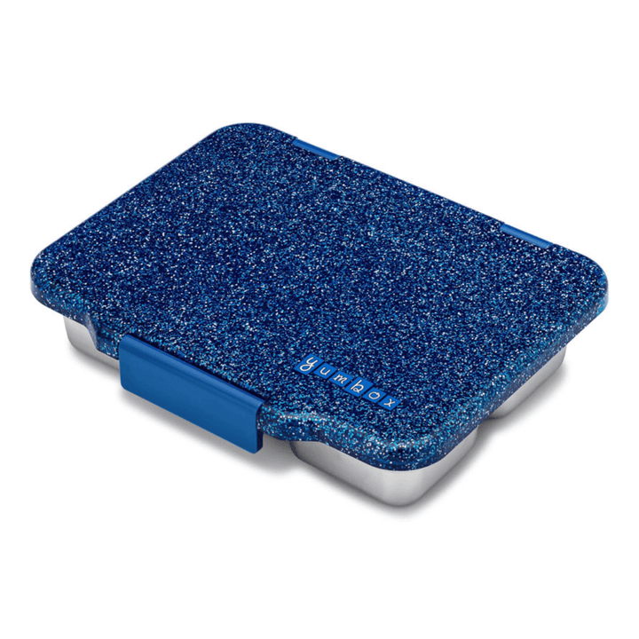 Yumbox Prêt - Glitzer Edition | Edelstahl Brotdose mit 4 Fächern