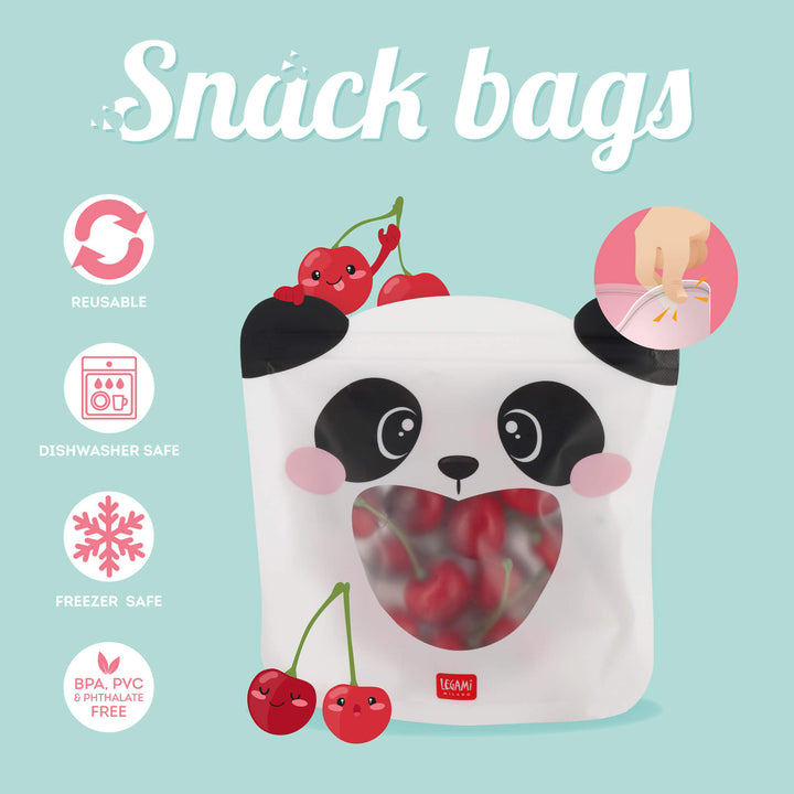 Legami Snack Bags, 3er Set