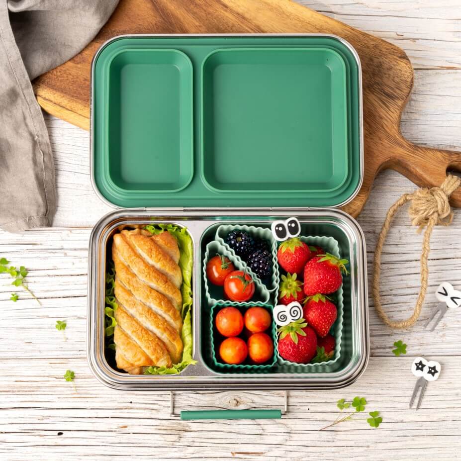 Lekkabox Cups, Silikonförmchen Triangle für Bentobox, 4 Stück