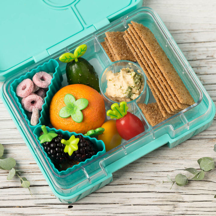 Lekkabox Cups, Silikonförmchen Triangle für Bentobox, 4 Stück