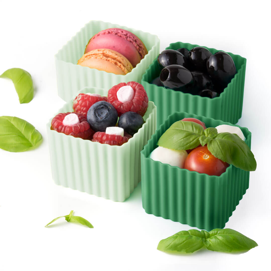 Lekkabox Cups, Silikonförmchen für Bentobox, 4 Stück