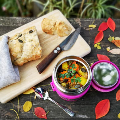 Yumbox Zuppa-Set, Thermobehälter aus Edelstahl inkl. Löffel | 420ml