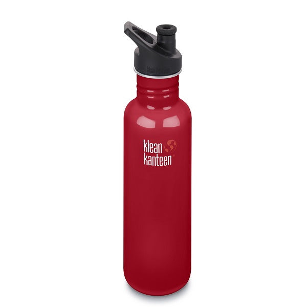 Klean Kanteen Trinkflasche mit Sportdeckel, 800 ml