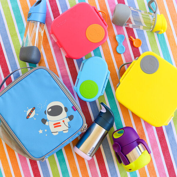 b.box Mini Lunchbox | 3 Fächer | für ganzen Apfel